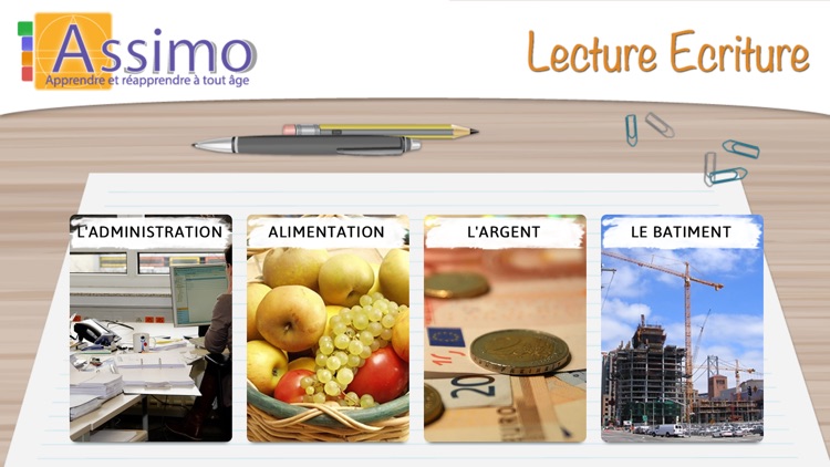 ASSIMO Touch Lecture Ecriture