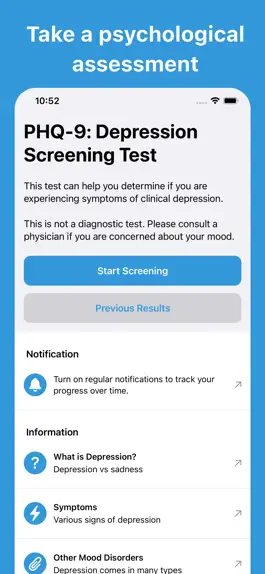 Game screenshot Depression Test⁺ mod apk