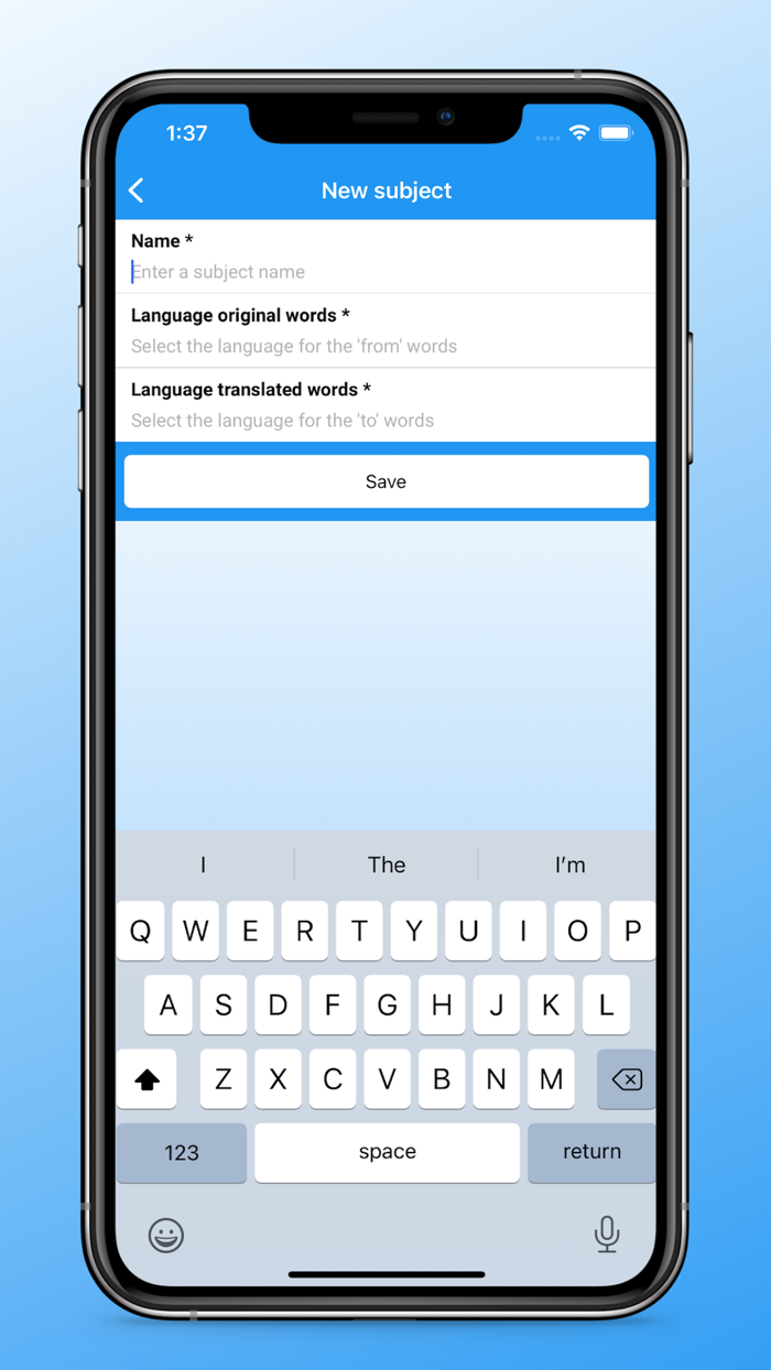 iTeachMyself - Learn new words