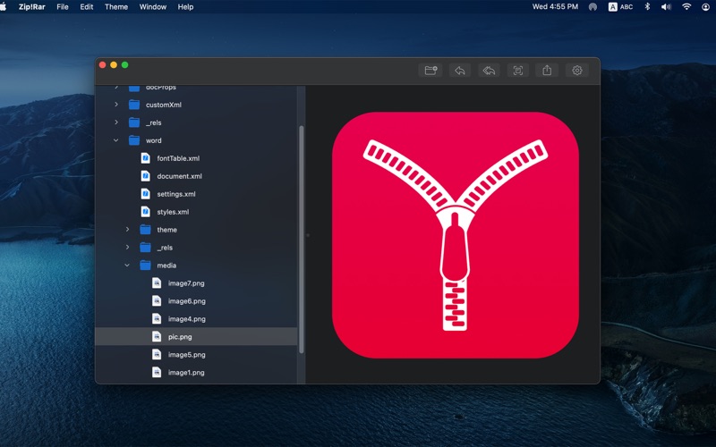 Screenshot #2 pour Zip!Rar-专业的解压和解档工具