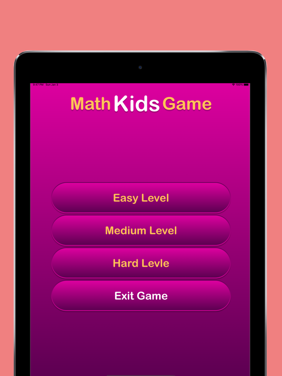 Screenshot #6 pour MathKids Game by WGO