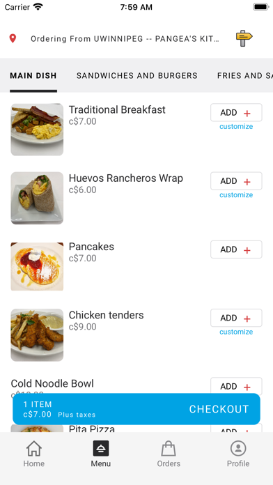 Diversity Foods UWinnipeg Screenshot