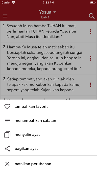 IndonesianBible Screenshot