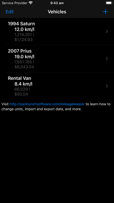 Mileage Keeper