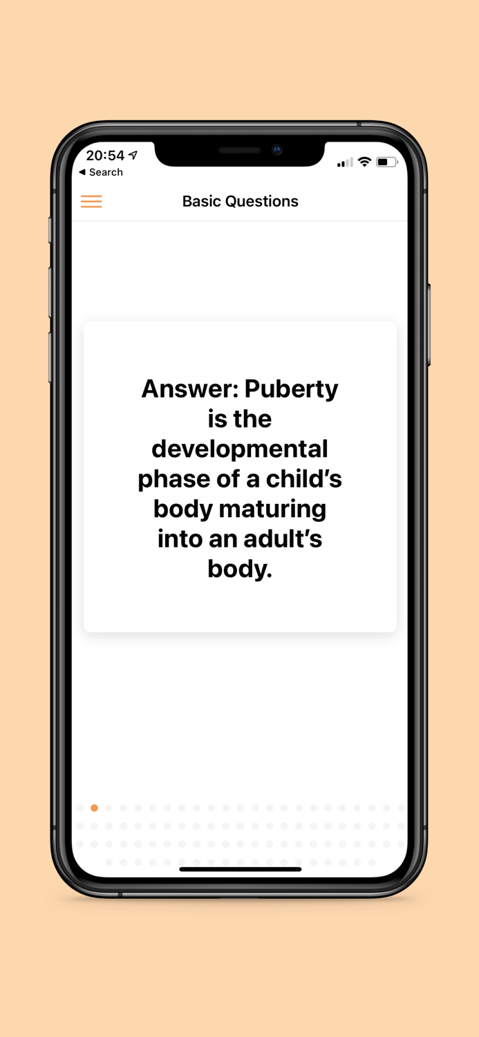 TALK Puberty App