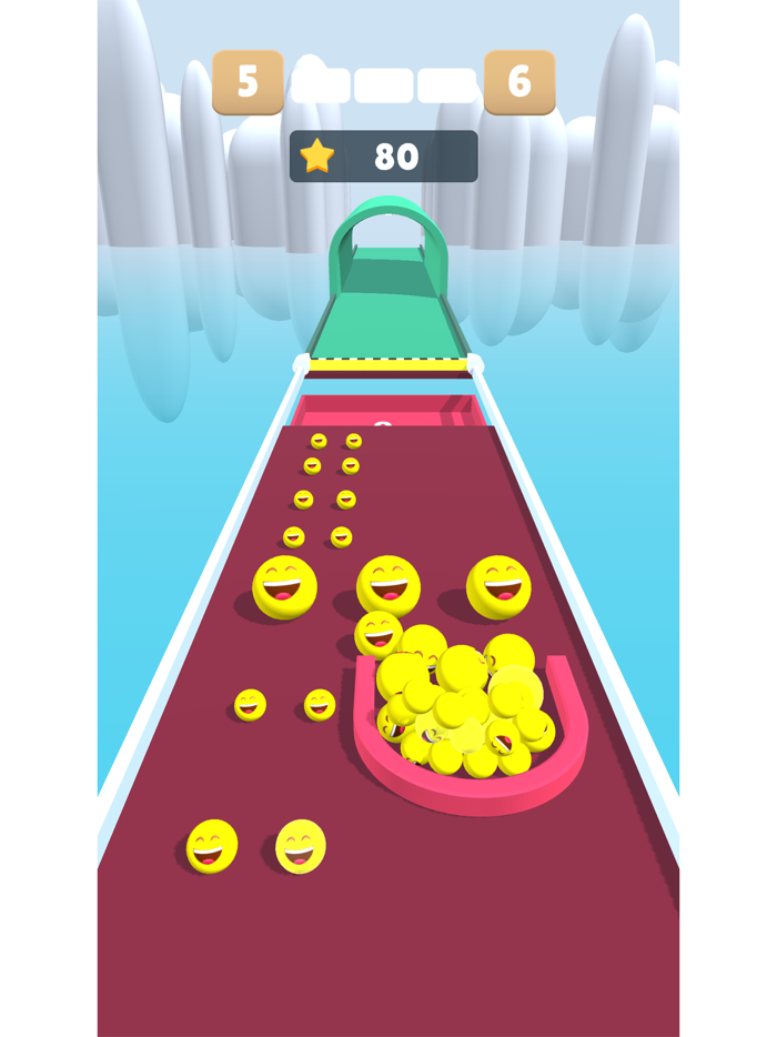 Collect Balls and Emoji