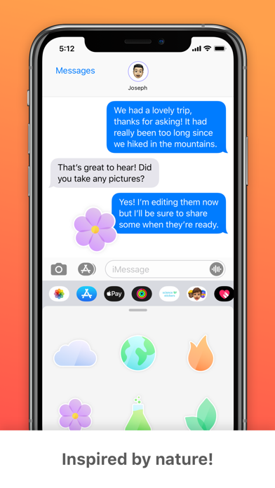 Screenshot #3 pour Science Stickers! for iMessage
