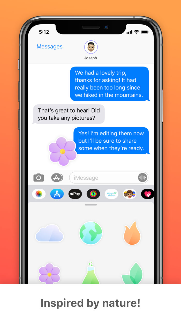 Science Stickers for iMessage