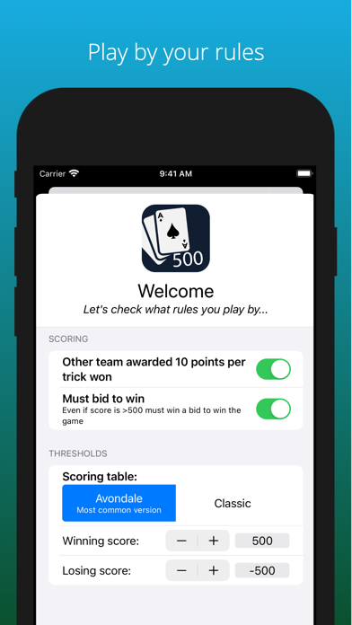 500 Scorer Screenshot