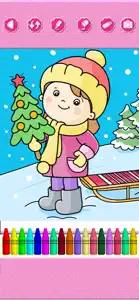 Christmas Coloring Book Games screenshot #7 for iPhone