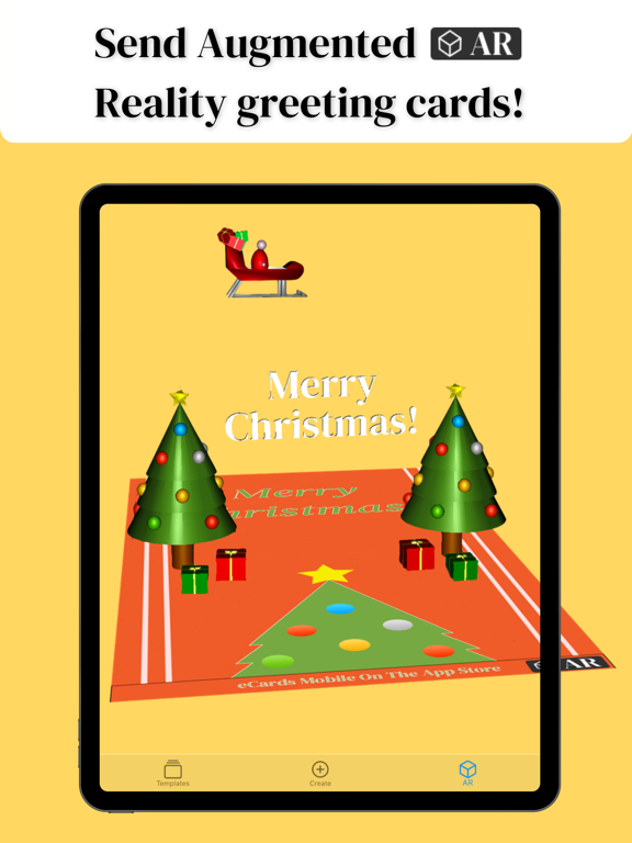 eCards mobile screenshot