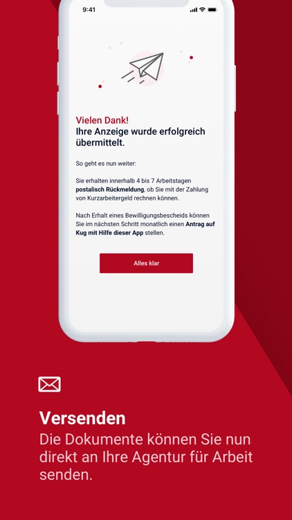 Kurzarbeit: Dokumente senden screenshot-3