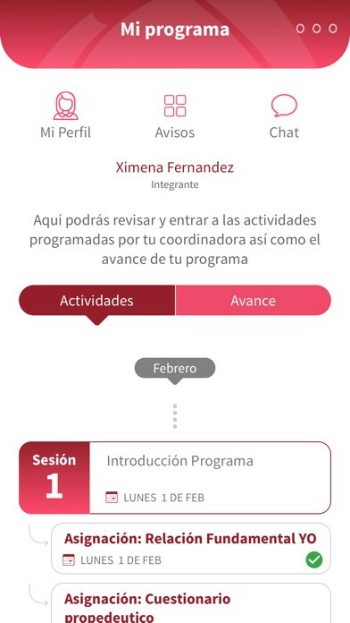 Desarrollo Comunitario Mujeres Screenshot