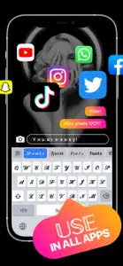 Fonts Fancy - Cool Keyboard screenshot #5 for iPhone