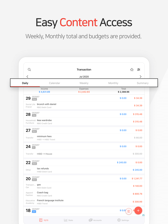 Screenshot #6 pour Money Manager Expense & Budget