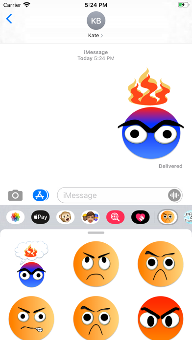 grumpy stickers Screenshot