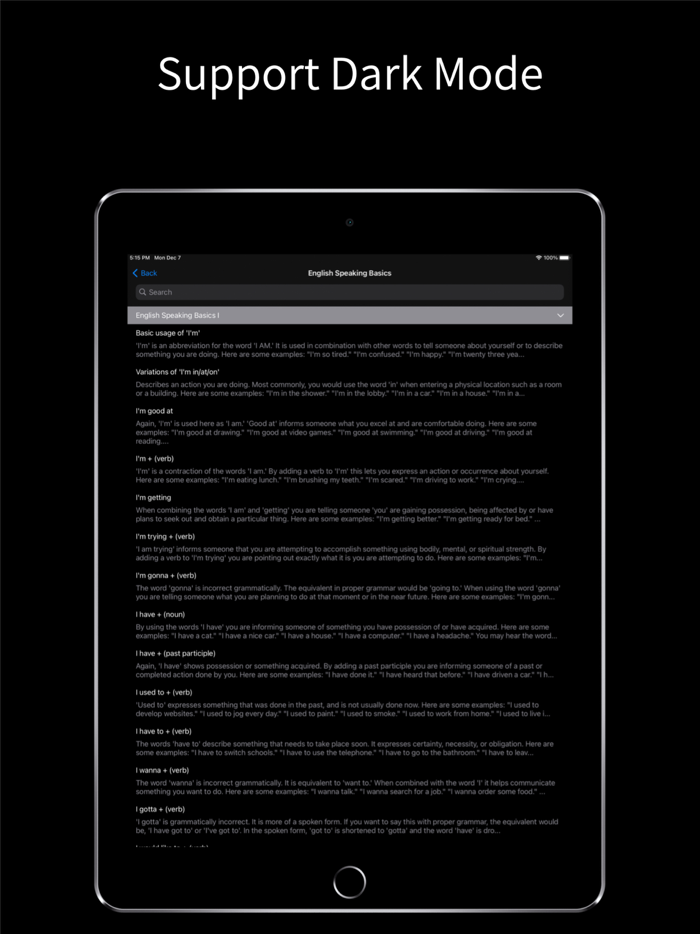English Learning Application