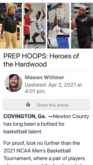 Covington News Screenshot