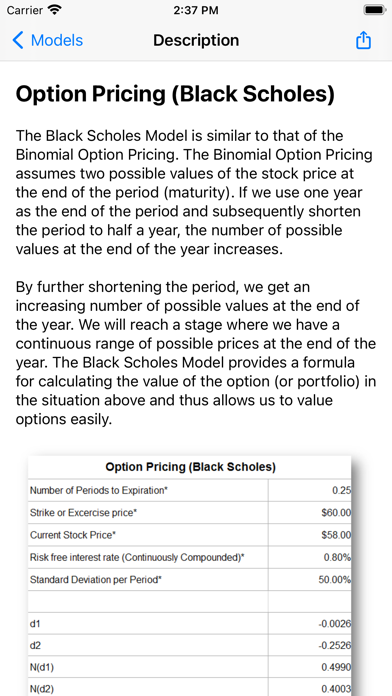 Finance Spreadsheet Models screenshot 2