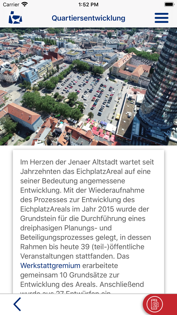 Eichplatz App