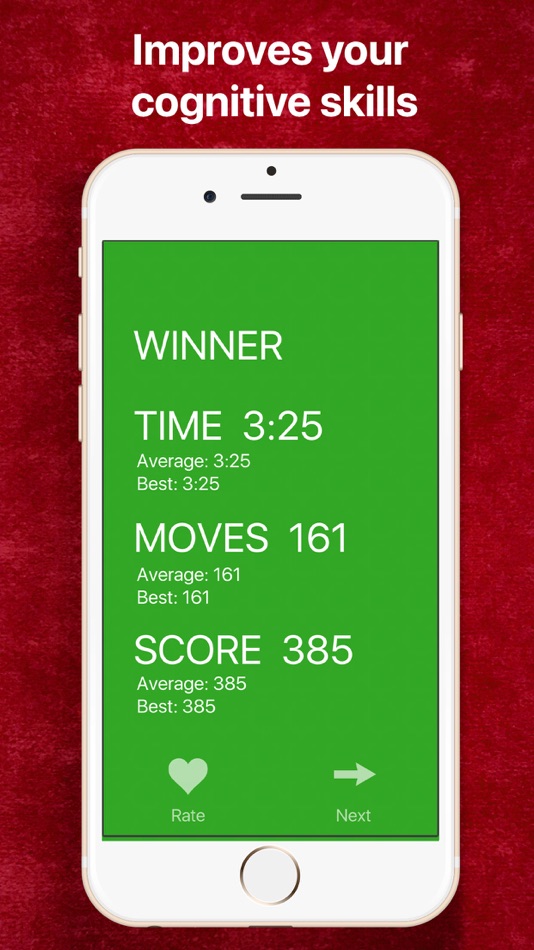 #3. Only Solitaire - The Card Game (iOS) 由: the binary family