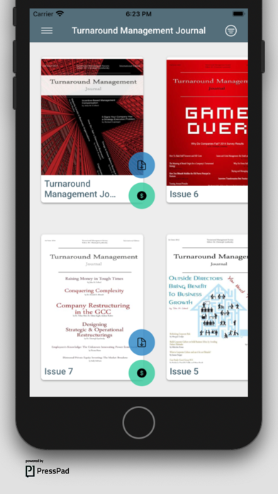 Screenshot #1 pour Turnaround Management Journal