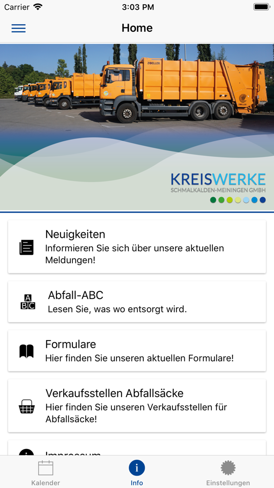 #5. Abfall App SM-MGN (iOS) Podle: Sebastian Gerecke