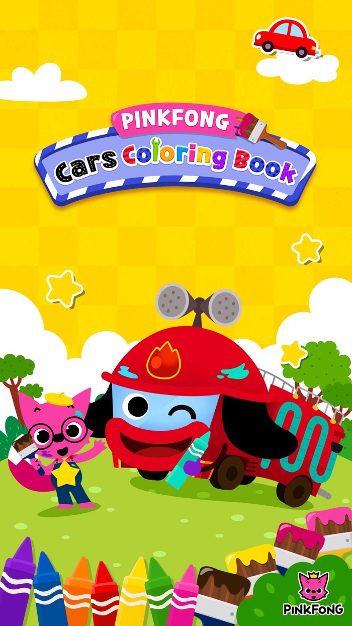 Cars Coloring Book PINKFONG