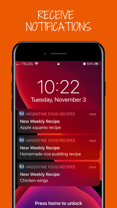Argentine Food Recipes Screenshot