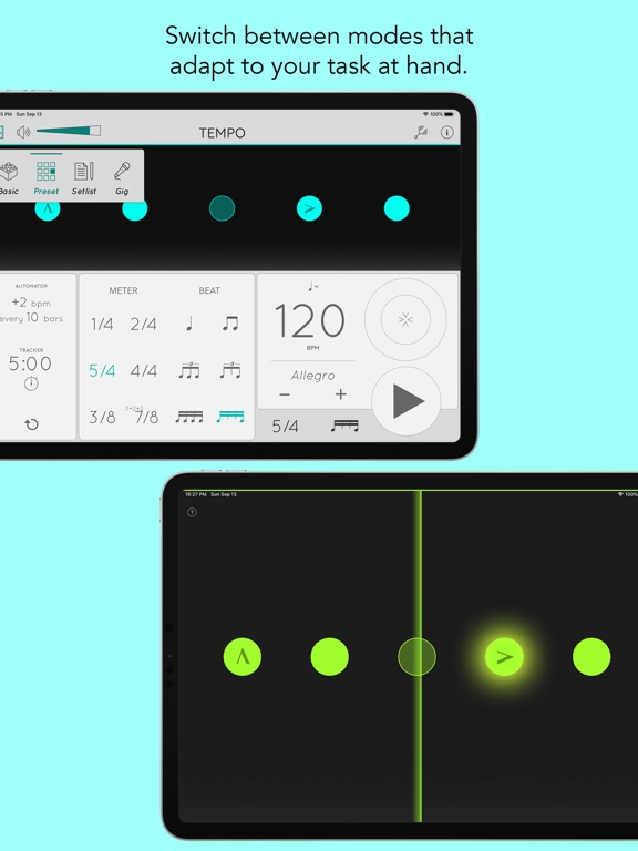 Screenshot #2 for Tempo - Metronome with Setlist