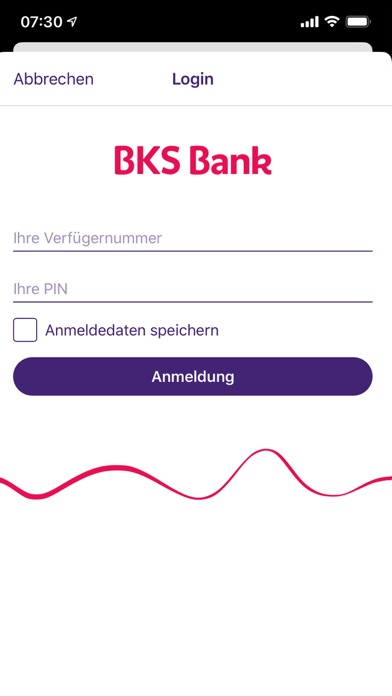 BKS Bank Österreich Screenshot