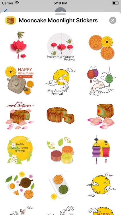 Mooncake Moonlight Stickers By Bee Lea Teo