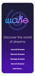 Wake Dream Journal screenshot #1 for iPhone