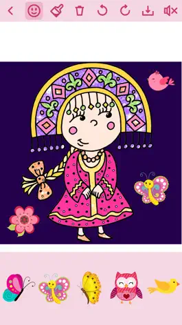 Game screenshot Coloring Game - Russian tales hack