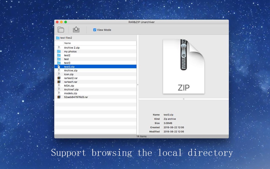 #3. RAR&ZIP Unarchiver 2 (macOS) Podle: 奇鹏 于