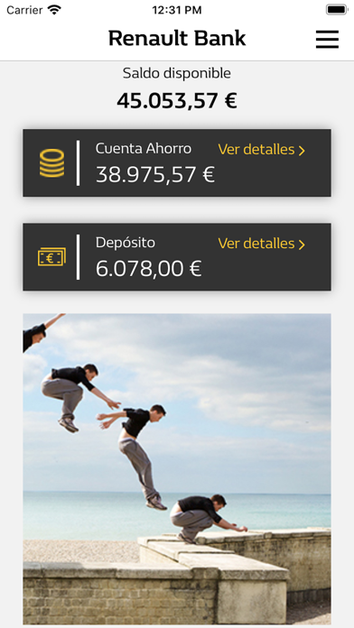Renault Bank Screenshot