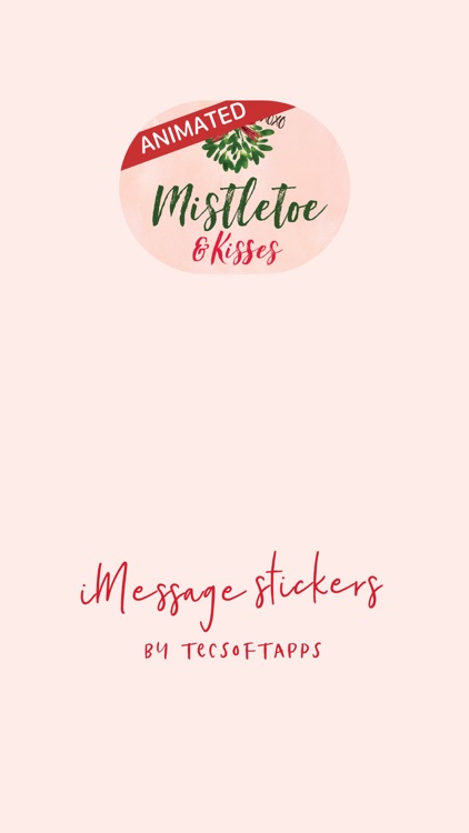 Animated Mistletoe & Kisses