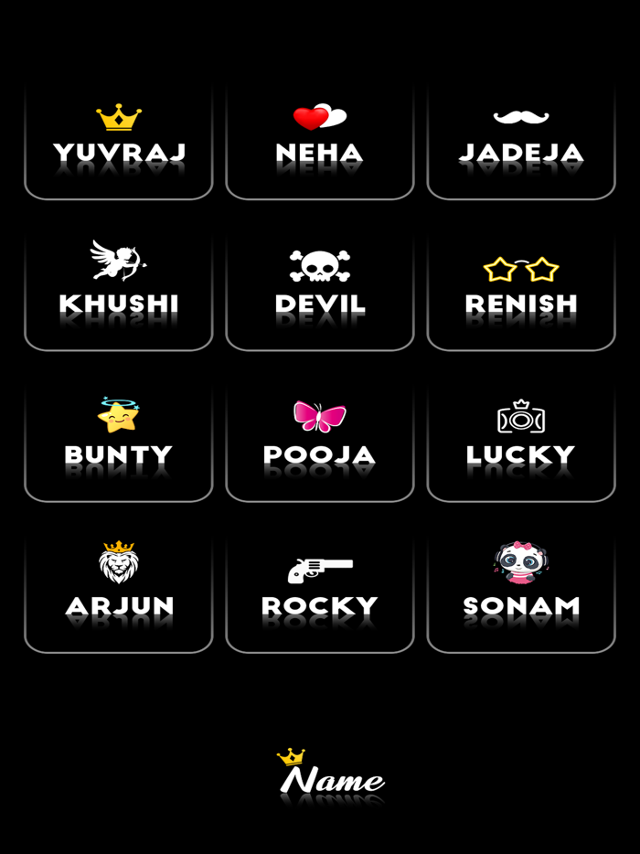 Creative Name Art For Insta