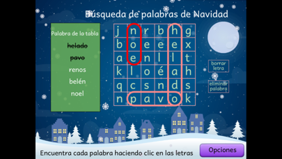 Christmas Wordsearch Lite Screenshot