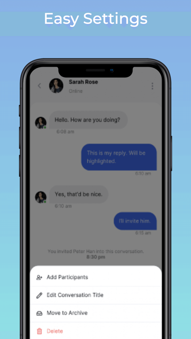 Ekobridge Messenger Screenshot
