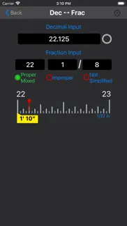 decimal & fraction calculator iphone screenshot 3
