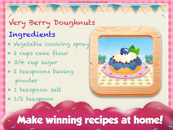 Strawberry Shortcake Food Fair iPad app afbeelding 5