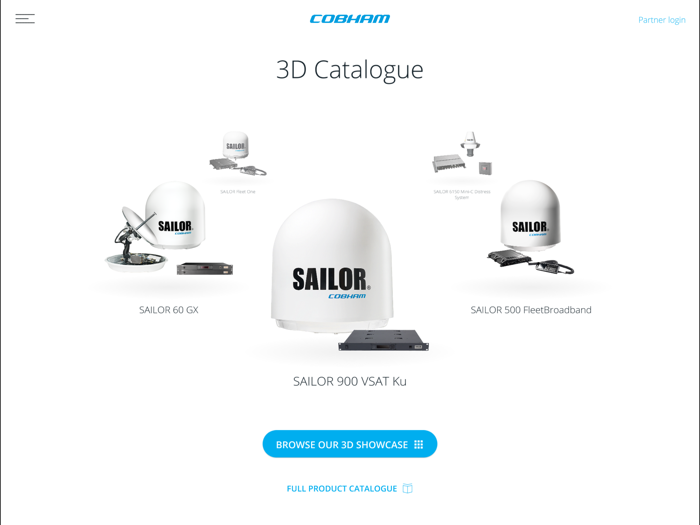Cobham SATCOM 3D Catalogue