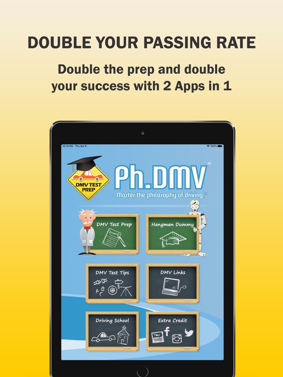 Ph.DMV Permit Practice Tests iPad screenshot 4 - Education app