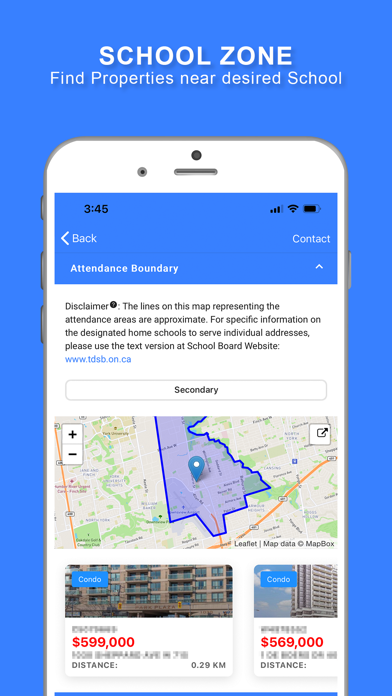 Hokaho Toronto School Finder Screenshot