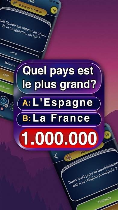 Screenshot #1 pour Millionnaire Quiz de trivia