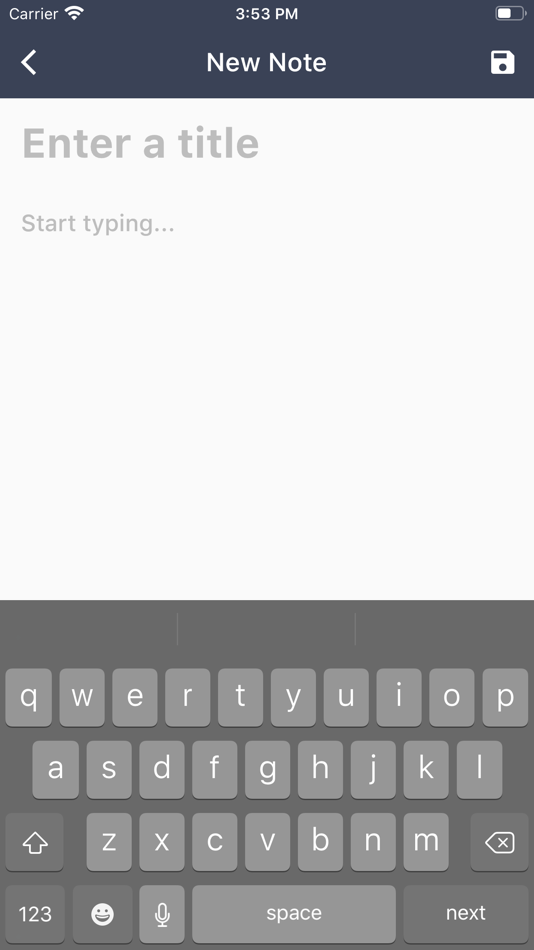 #2. Notepad One (iOS) Podle: Mei Ee Lee