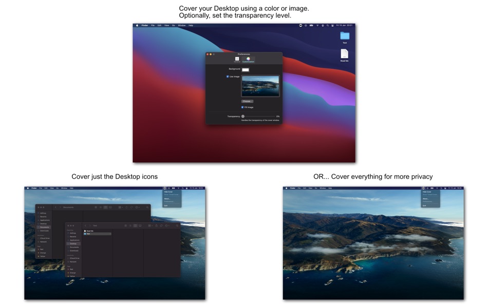 Shy Desktop (macOS) Podle: e dot studios Shy Desktop (macOS) Podle: e dot studios