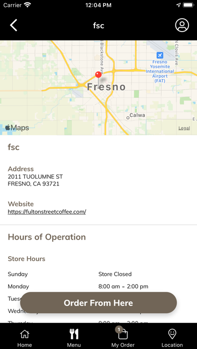 Fulton Street Coffee Roasters Screenshot