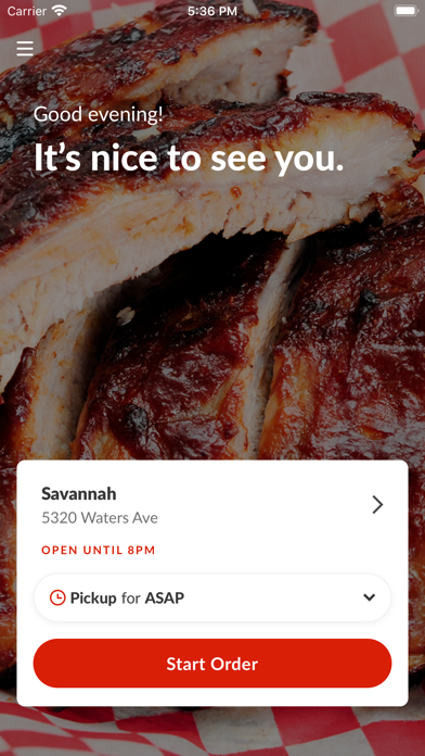 Barnes Restaurant Screenshot